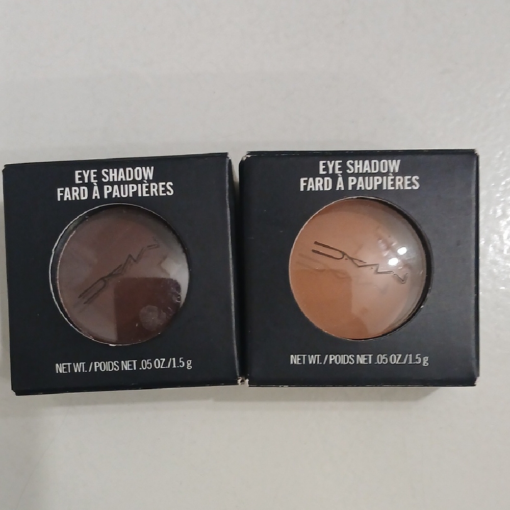 MAC Cosmetics Eye Shadow Duo-- Embark And Soft Brown
